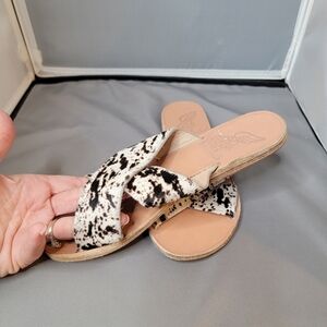 Ancient Greek Sandals Thais Calf Hair Women's Sandals Size 37